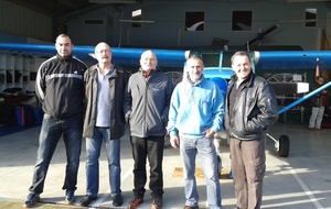 Equipe technique  de l'école de Parachutisme de Bretagne Atlantique