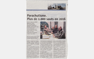 Assemblé générale de l'Ecole de parachutisme de Bretagne atlantique