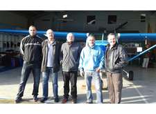Equipe technique  de l'école de Parachutisme de Bretagne Atlantique