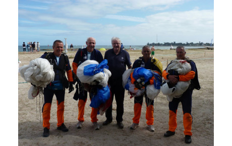 Saut sur la Plage de l'Ile Tudy le 7 Août 2015