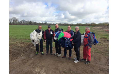 inauguration par les parachutistes